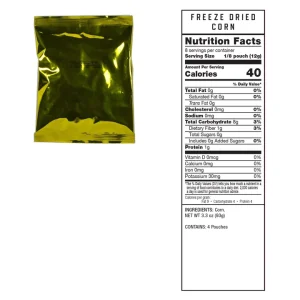 120 Serve Emergency Food Vegetable Bucket