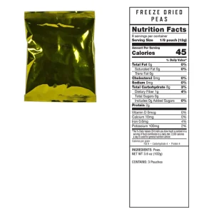 120 Serve Emergency Food Vegetable Bucket