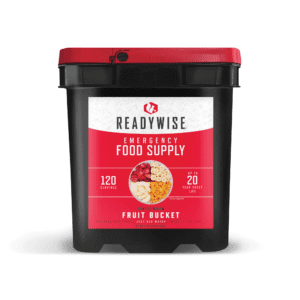 120 Serve Emergency Food Fruit Bucket
