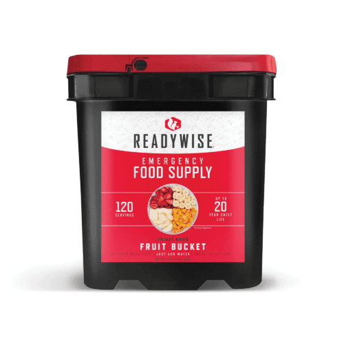 120 Serve Emergency Food Fruit Bucket