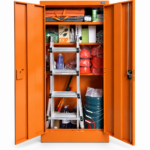 Open civil defence cabinet