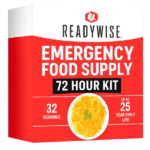 72 hour meal kit in packaging