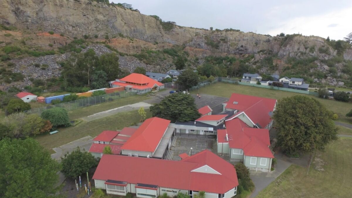 Image of school after new zealand earthquake