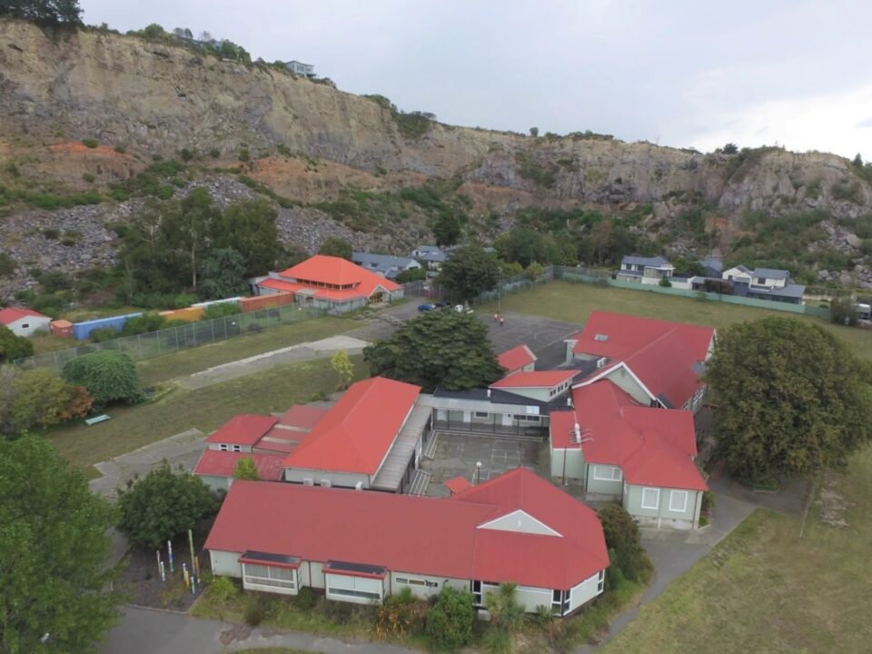 Image of school after new zealand earthquake